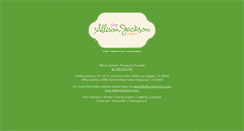 Desktop Screenshot of allisonjacksonco.com